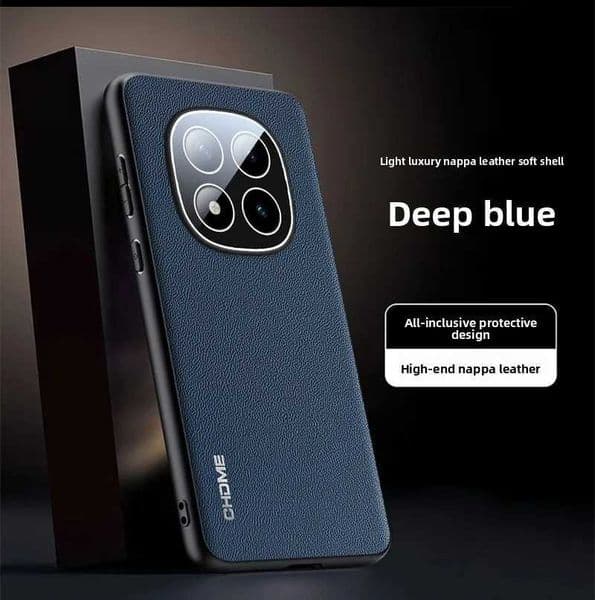for Phone Case Redmi Note 14 13 Pro Plus 5G Coque Leather Silicone Soft for Redmi Note 15 Pro Camera Protection Cover Z260601