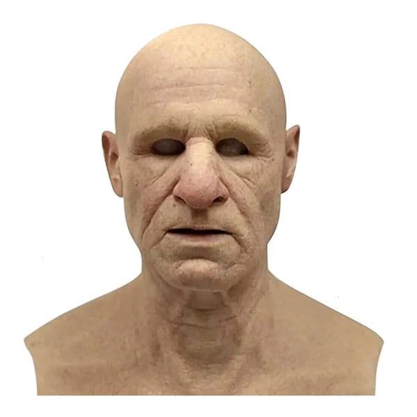2026 Elderly cologne Woman Man Wrinkle Full For Head Grandpagrandma Face Mask perfume Devil Novelty Supplies Halloween Party Cosplay Props Free Shipping 33