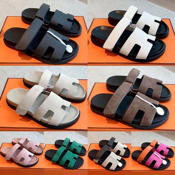 Designer Chypre Sandals Shoes Womens Mens Slides Sandale Slippers Sandalen Platform Luxury Sliders Bottom Flip Flops Casual Beach Sandal Real Leather With Box