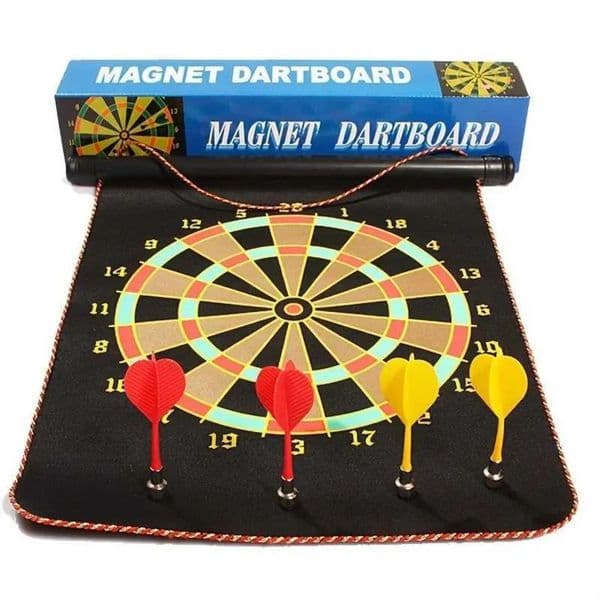 2026 New 12/15 Darts Double Sided Magnetic Flying Target With 4/6 Marks Toys 11