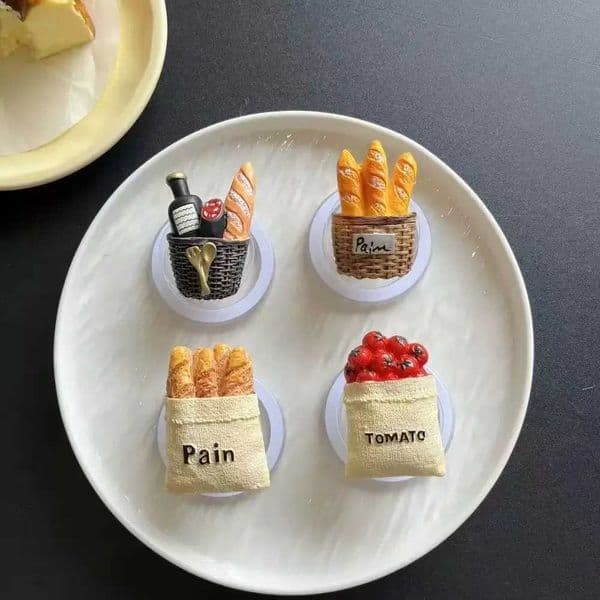 Holder Grip Magnetic Tok Griptok Phone Stand Holder Baguette Bread Cartoon port For iPhone forJ260601