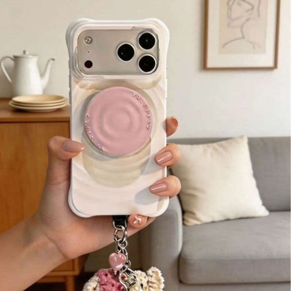 Casefity Case Designer Phone Case Ripples Luxury Suitable For Ip 17 Pro Max Phone Case New Wave Liquid Silicone Magnetic Antidrop Protective Cover