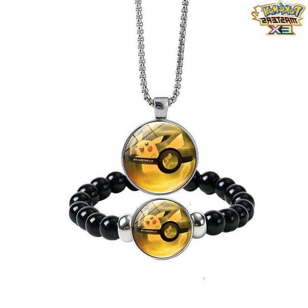 Couples pendant necklace and bracelet set unisex popular accessory L260601GFVN