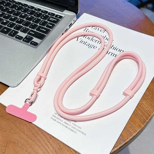 Long Colorful Adjustable Lanyard for Mobile Phone Candy Solid Color Crossbody Necklace Anti-Lost Strap for Phone Universal Z260601