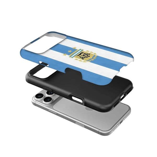 Three Stars Argentina Phone Case for Magnetic Phone Case for IPhone 17 16 15 14 Pro Max Plus Single Double-layer Tough Case Z260601