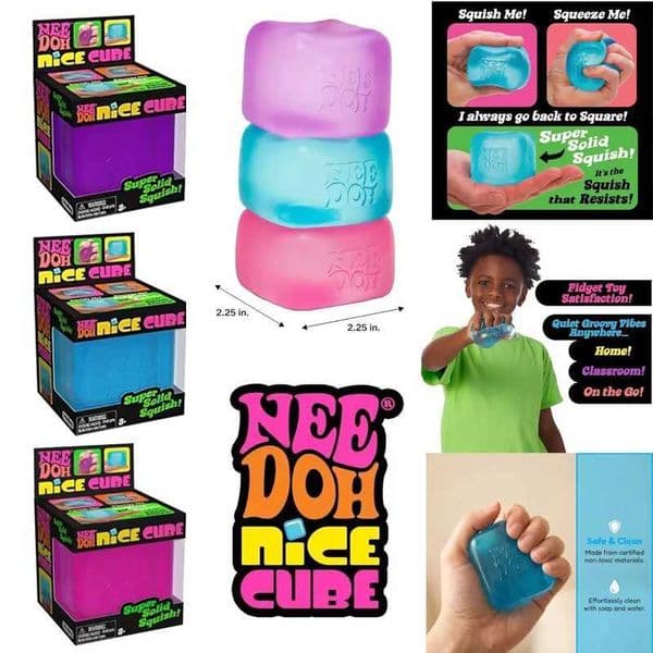 Atomic Schylling NeeDoh Stress Squishy Relief Ball Squishies Blind Box Stress Relief Toy Sensory/ NeeDoh Fidget Toy Party Gift Z260601