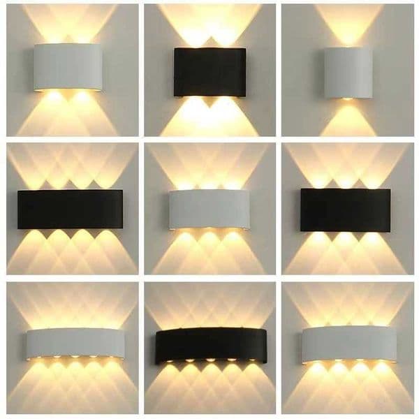 Light LED Wall Outdoor Indoor 2W 4W 6W 8W 10W AC85-265V Up Down White Black Modern Light For Home Garden Bedroom Corridor S260601
