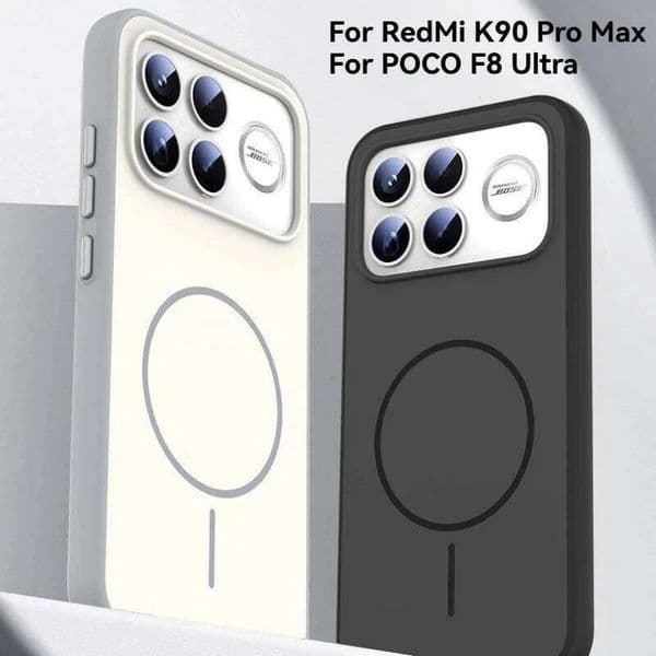 Light Luxury Matte TPU+PC Magnetic Anti Fall Protective Phone Case For Xiaomi Mi Poco F8 Pro F8Ultra Wireless Charge Cover Funda
