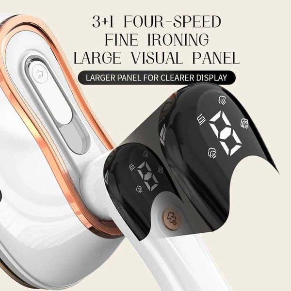110V/220V Handheld Steam Iron Foldable Garment Steamer 1200W Power Portable 4 Speed Steamer Touch Screen Rotary Electric Iron C2606011