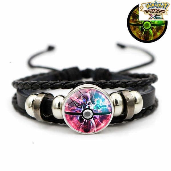 Pok Ball Luminous Bracelet for Men and Women Versatile Anime Peripheral Accessory Glowing Wristband L260601MFOE