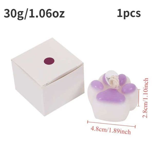 1pc/4pc Cat Paw Design Scented Candle For Birthday Valentines Day Diy Home Decoration party decoration wedding souvenirs C260530
