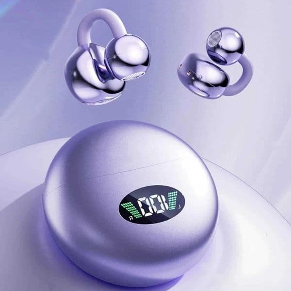 Wireless Bluetooth Earphones Clip-on Q71 Earphone High Sound for Xiaomi Earbuds Led Display Headphones Music Sports Headset X260529