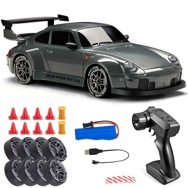 1 24 Speed Four-wheel Drive RC Drift Remote Control Car 24G Remote Control Racing Car Children Electric Toy Christmas Gift L260601