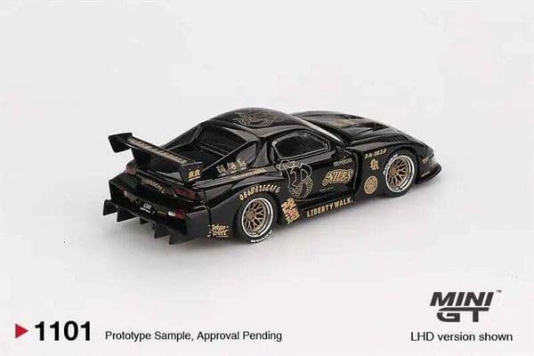 MINI GT 1:64 LBWK RX-7 LB-Super Silhouette FD-NILES Black Model Car 26L0601