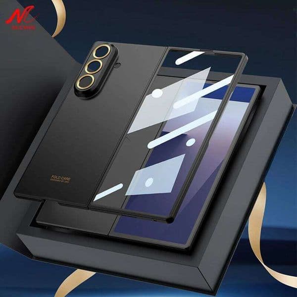 0.6mm Ultra Thin Slim Matte PC Case Galaxy Fold 7 Built-in Screen Protector Shockproof Cover for Samsung Z Fold7