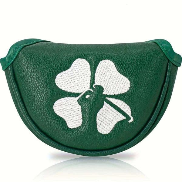 1pc Clover Head Covers Putter Cover Golf Stylish Club CoverSuitable for Outdoor Enthusiasts of Both Genders 26L0601