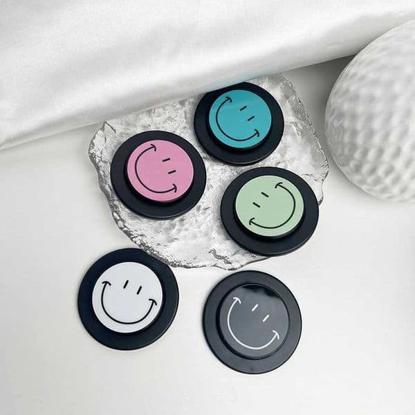 Talk Tok Socket Grip Cute Happy Face Phone Holder For IPhone Safe Ring Finger Eing StandJ260601