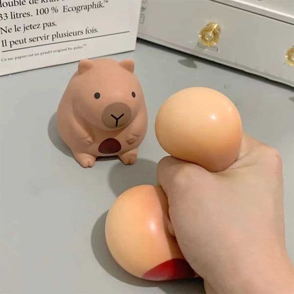 pinch Cute capybara moCHI toy soft toy slow rebound decompression toy pressure release hand relaxation gift Z260601