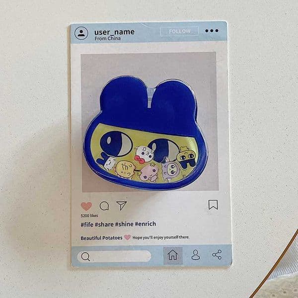 Starfish Dolphin Kawaii Shaking Bracket Magnetic Phone Holder For Grip Tok Cute Eing port Stand for iPhone 17ProJ260601