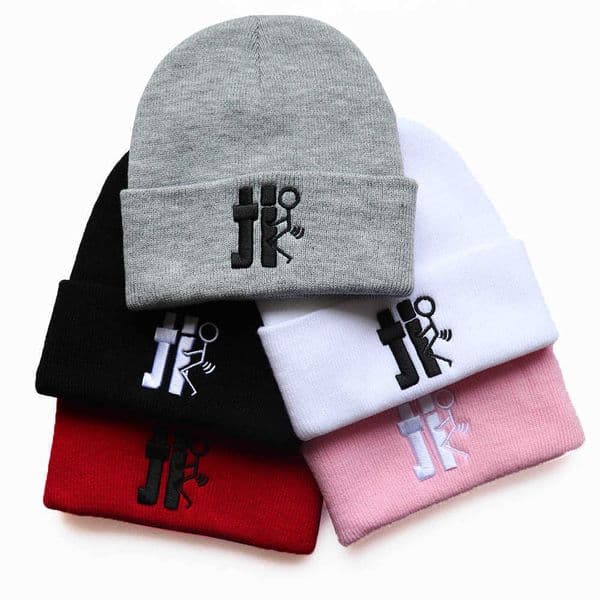 New personzed quty and womens three-dimensional embroidery knitted street dance student pullover yarn hat S260601