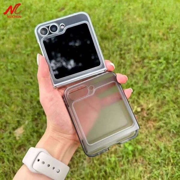 Flip6 Case Ultra Thin Slim Matte Cases for Samsung Galaxy Z Flip 6 7 5 4 3 PP Folding Shockproof Semi-Transparent Back Cover