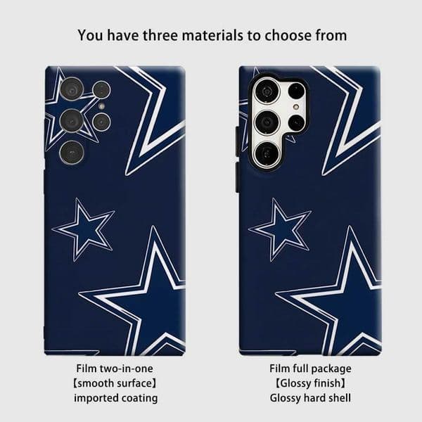 Phone Starfield Navy Case for Galaxy S26 S25 Ultra S24 S23 Ultra Plus Shockproof Double Layer Tough Back Cover Z260601