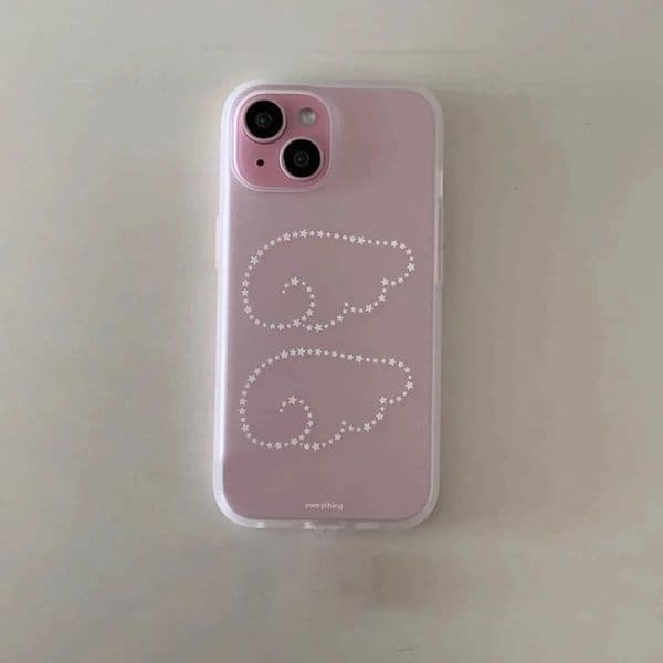 Ins Lovely Korean Star Angel Wings Cartoon Phone Case For iPhone 17 Air 16 15 14 13 12 11 Pro Max 16 Plus Y2K Lucky Cover Z260601