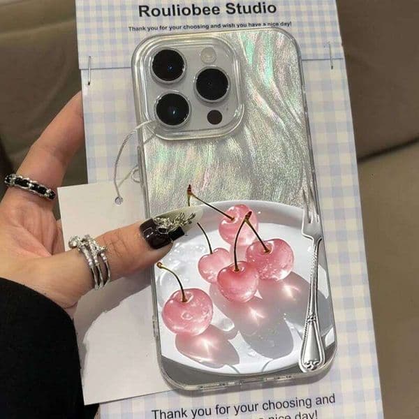 Summer Crystal Fruit Grape Flower Phone Case For Samsung Galaxy A16 A15 A56 A55 A54 A53 S25 Ultra S24 FE S23 Plus S22 S21 Cover