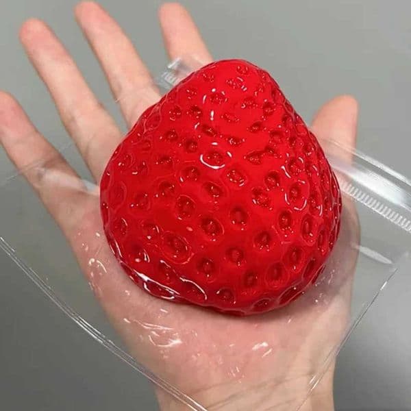 Strawberry Taba Squishy Fidget Toy - Slow Rebound Stress Relief Toy for Kids Adults Office Party Favors - Squeeze Gift L260601QSQ7