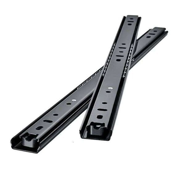 8-20 Inch Cold Rolled Steel Drawer Slides - Two-Section Cabinet Sliding Track for Furniture Hardware, Smooth Close Mechanism