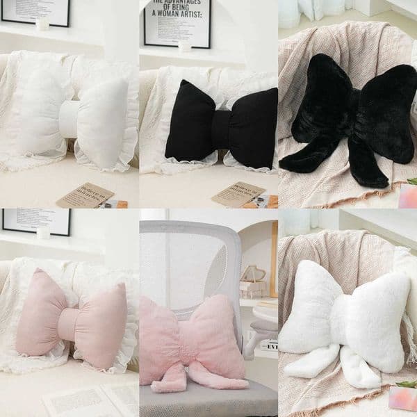 P Bow Soft Throw low Cushion for Sofa Off Chair Cfortable Lumbar Back port for He Bed Decor 251201 Y260601