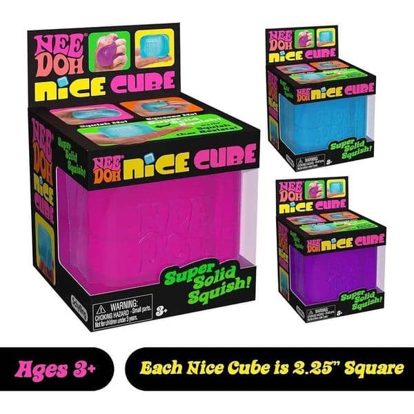 Needoh Nice Schylling Cube Sensory Stress Relief AnxieTY Sensory Tool for Focus ADHD Calming Office Desk Gadget Z260602