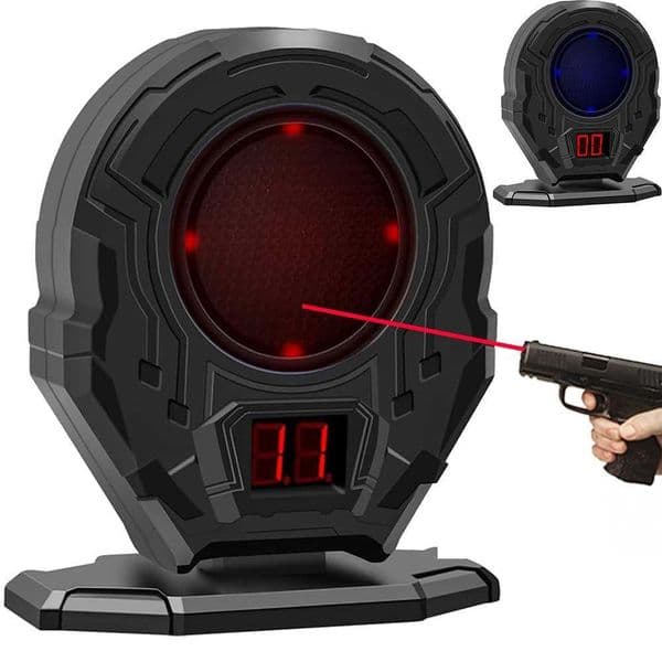 U-Fire Laser Training Target Reactive Counting Laser Shooting Target Electronic Scoring Target for Shooting Practice Trainer C260602
