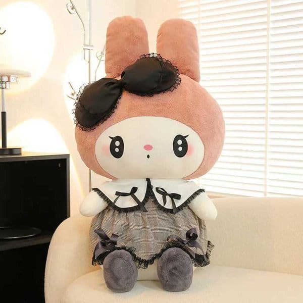 New Big 2026 Size Kuromi Melody Cinnamoroll Plush Toys Pillow Stuffed Doll Anime Sofa Cushion Girls Room Decoration Xmas Giftxj Toy Y260601