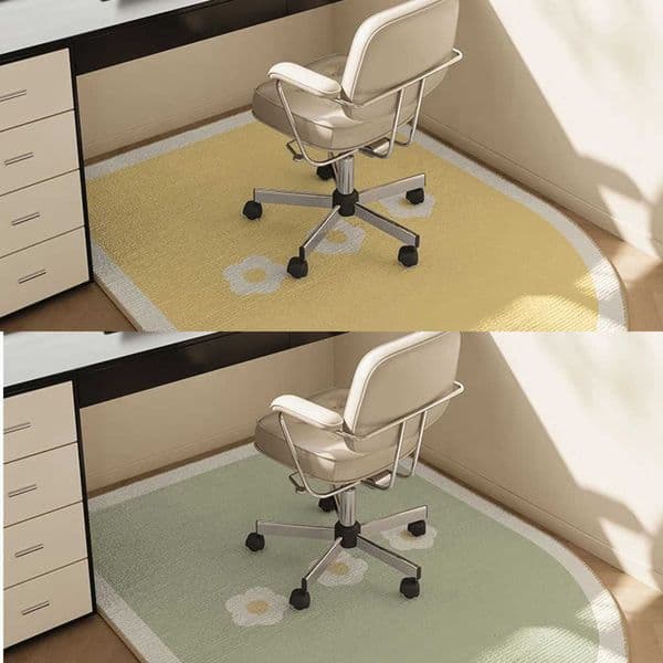 Chair VIKAMA Computer Floor Mat Soft And Anti-Slip Bedroom Dressing Table Carpet Study Desk And Chair Mat Home Decoration L260602