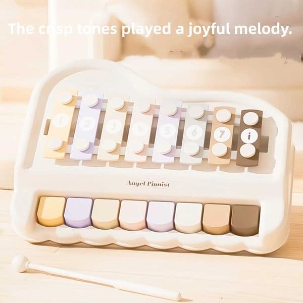 2026 New Eight tone Hand Tapping Toy for Children Aged 14 and Over Puzzle Music Piano Enlightenment Instrument Toy Gift L260602LYPD