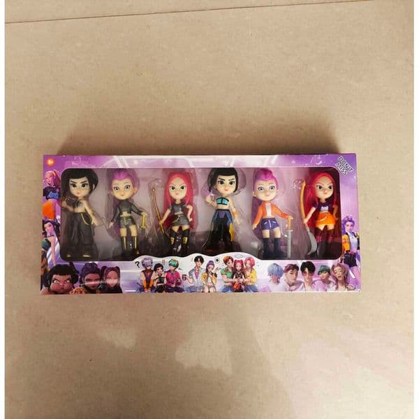 Hot Anime K-pop Demon Hunters with Box Kawaii Boys Girls for Kids Fans Halloween Christmas Figure Decorative Gifts W260602