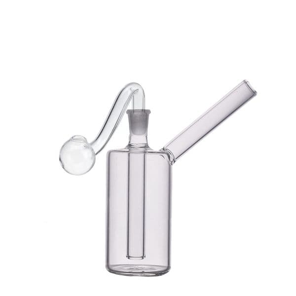 Wholesale Cheap Glass oil burner pipe Clear Thick heady mini cheap Water tobacco bongs with 10mm male Smoking banger bowl