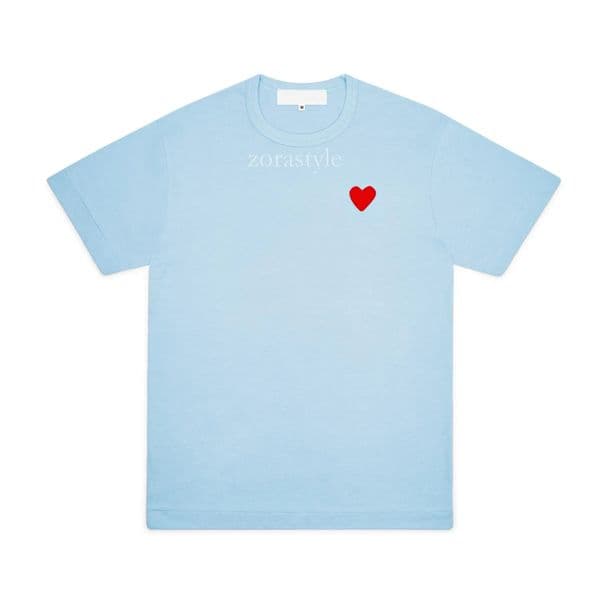 commes desgarcons Brand Mens Women's play tshirt Designer Red Heart Fashion Casual Casua Playl T Shirt Cotton Printed Short Sleeve Summer Luxury T Shirt 75f