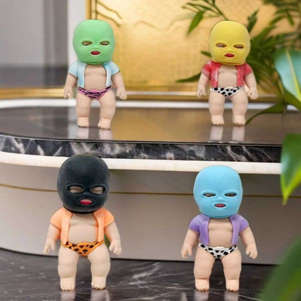 Creative Str Relief Toy Boy Squeezable Fun Playful Face Covered Toy for Adults Novel Prank Iatable Toy Gifts T260602