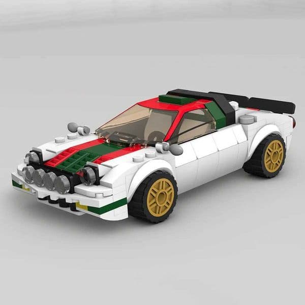 287PCS MOC Rally City Car Famous Brand Sports Car Model Building Blocks Technology Racing Childrens Toy Gift L260601