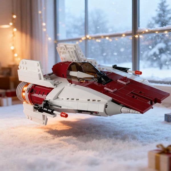 MOC 503pcs RZ 1 A Wing Minifig Scale Star Battle Model Building Blocks Architecture Toy Christmas Gifts Education Brick Birthday L260602XTWY