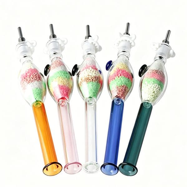 2026 Top Selling Nectar Collector Kits Glass/Silicone NC With Titanium Tip/Quartz Tip/Stainless Steel Tip Wholesale