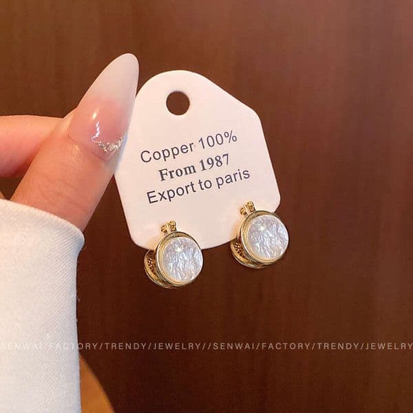 Designer Jewelry Luxury Jewelry French-Style Vintage Pearl For Women, 2026 New Fashion Versatile Earrings With An Elegant And Sophisti