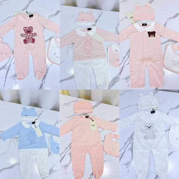 01 Baby Romper Toddler Casual Kids Lapel Single Breasted Clothes Jumpsuits Designer Infant Onesie Newborn Y260602
