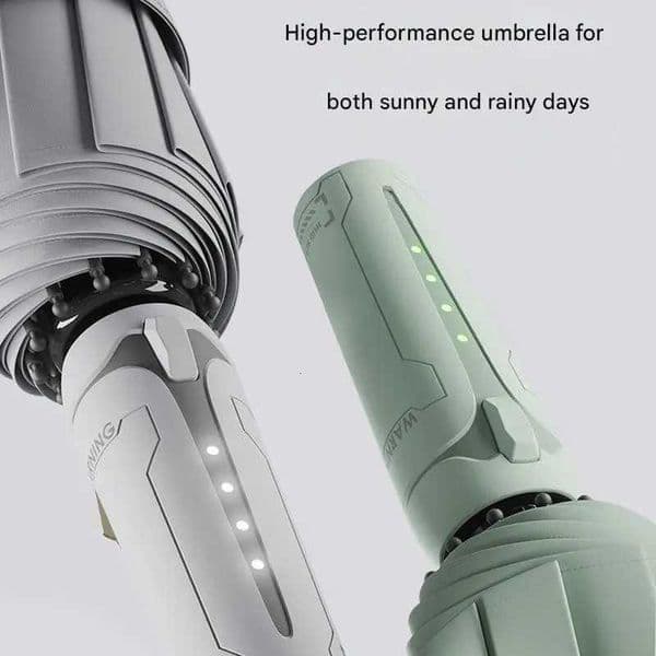 Fully Automatic Short Handle Umbrella Reinforced And Thickened Windproof Rainproof Tri-Fold Car-mounted Sun Protection UmbrellaJ260602