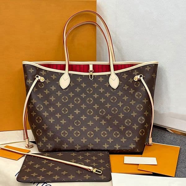 Designer bag Nice nano vintage makeup bag Luxury shoulder bag Neverfulltote bag Makeip bag hanging bag Brown five in one Women's crossbody bag vintage brown bags 001