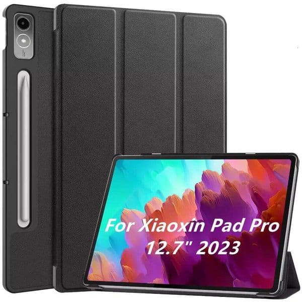 for Xiaoxin Pad Pro 12.7 inch 2023 TB-370FU Tri-Folding Stand Smart Tablet For Lenovo Tab P12 Case 12 7 Cover funda W260602
