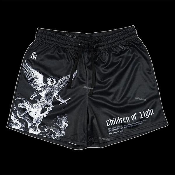 Street Sport Shorts Casual Vintage Graphic Training Breathable Fashionable 260601