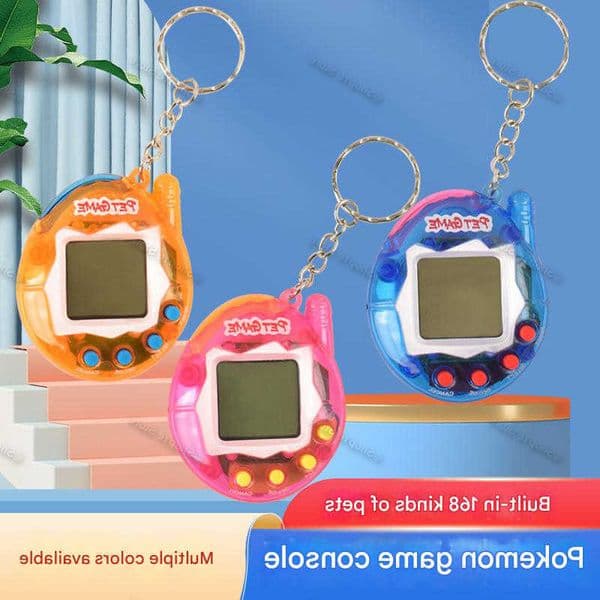 Transparent 1PC Electronic Pets Tamagotchi Nostalgic 168 Pets In One Virtual Cyber Digital Nostalgic Funny Toys Pixel Funny Play L260603UHLD